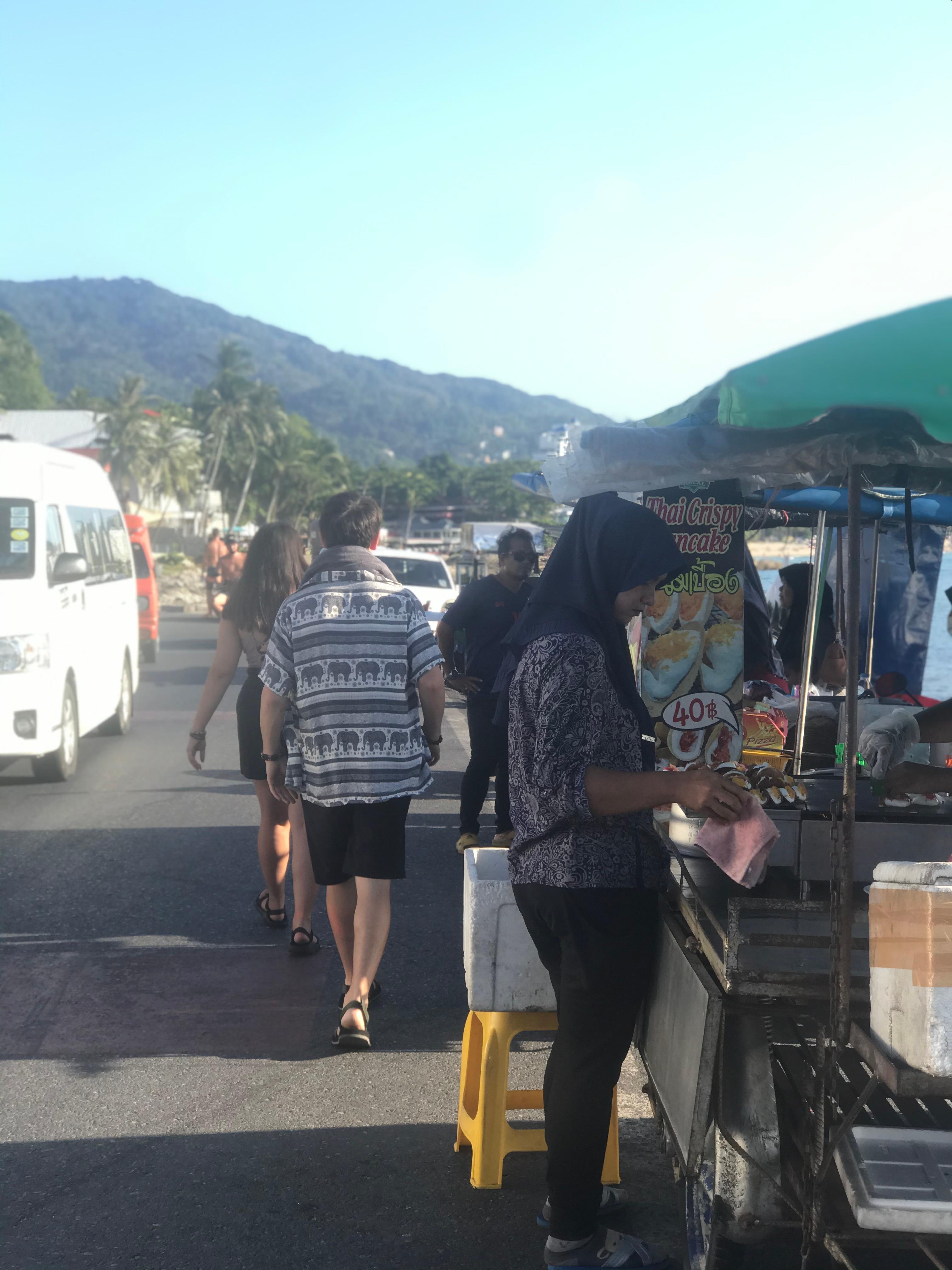 Local vendor street food so convenient!