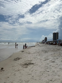 West view of the beach