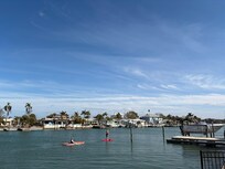 Kayaking from the dock