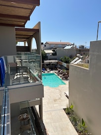 Pool view from balcony