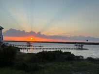 Sunset view from the dock