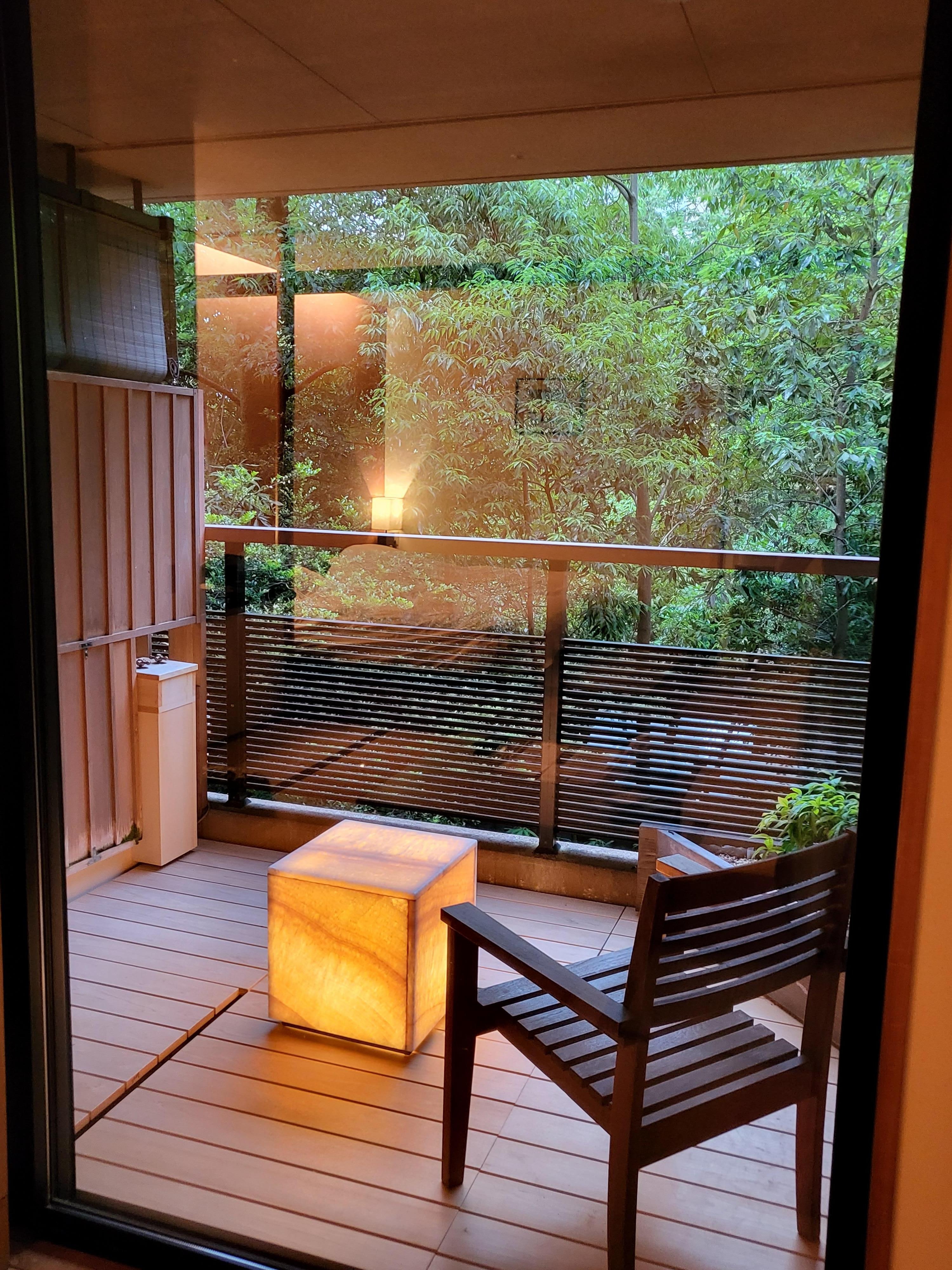 お部屋についている露天風呂