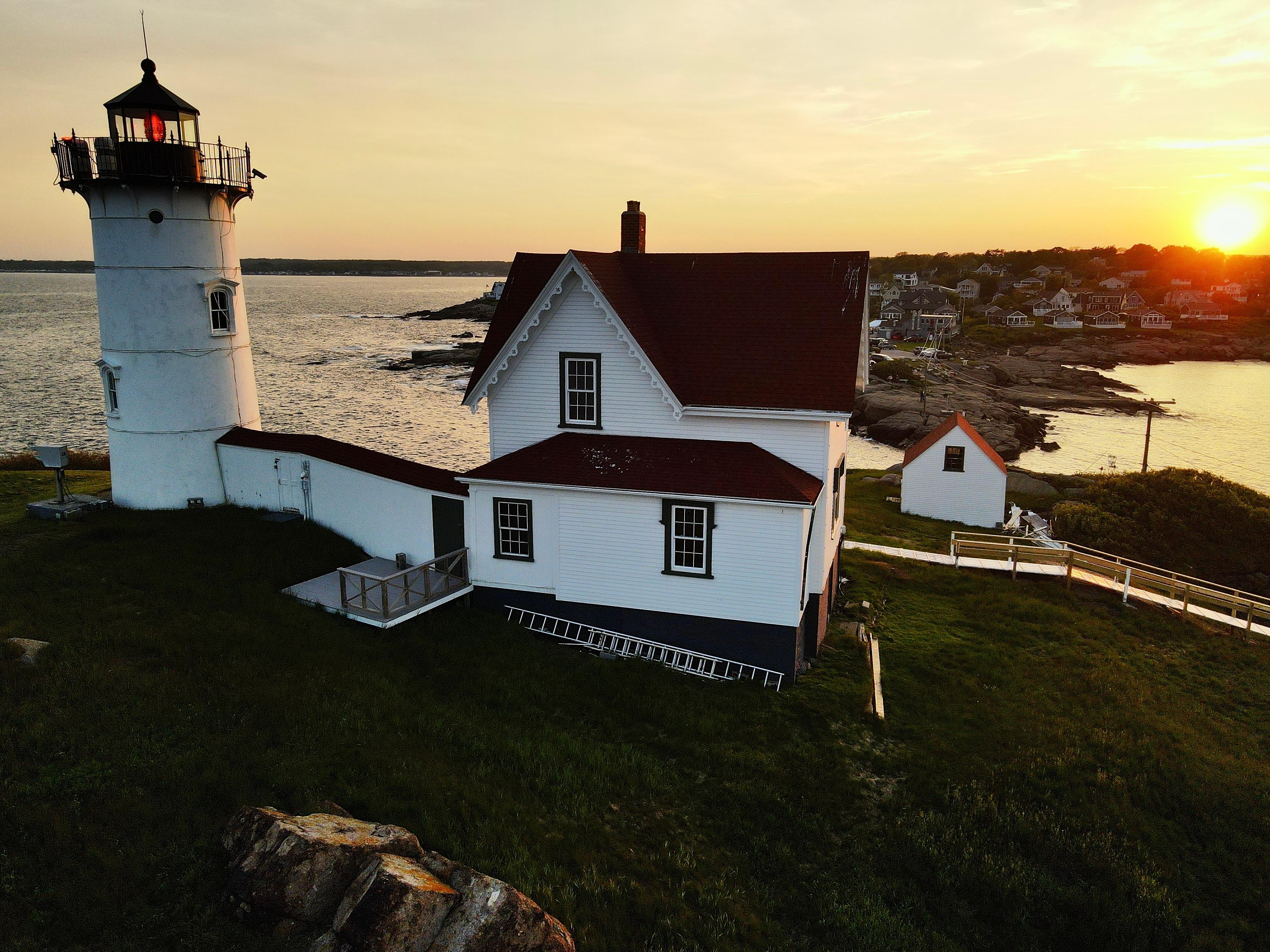 View of Nubble lighthouse, walking distance from the house.