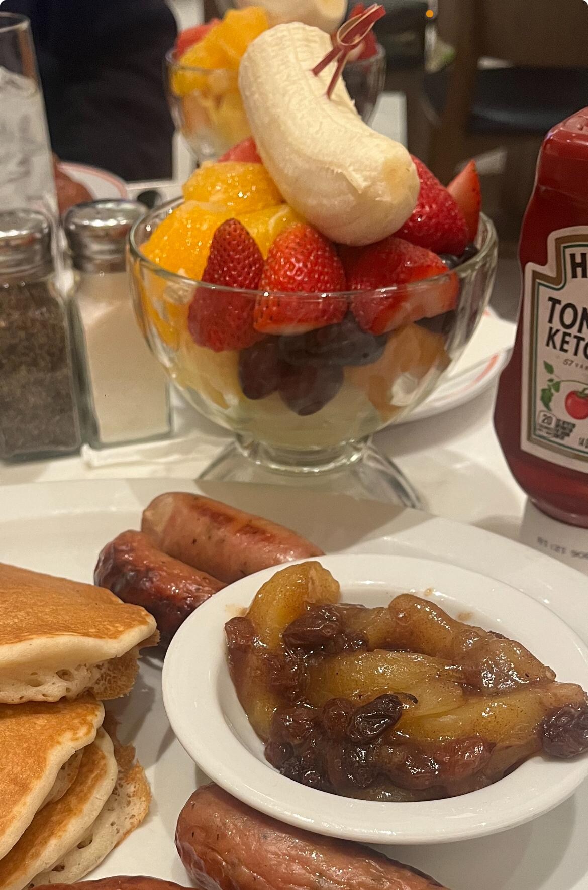 Juniors breakfast was delicious.