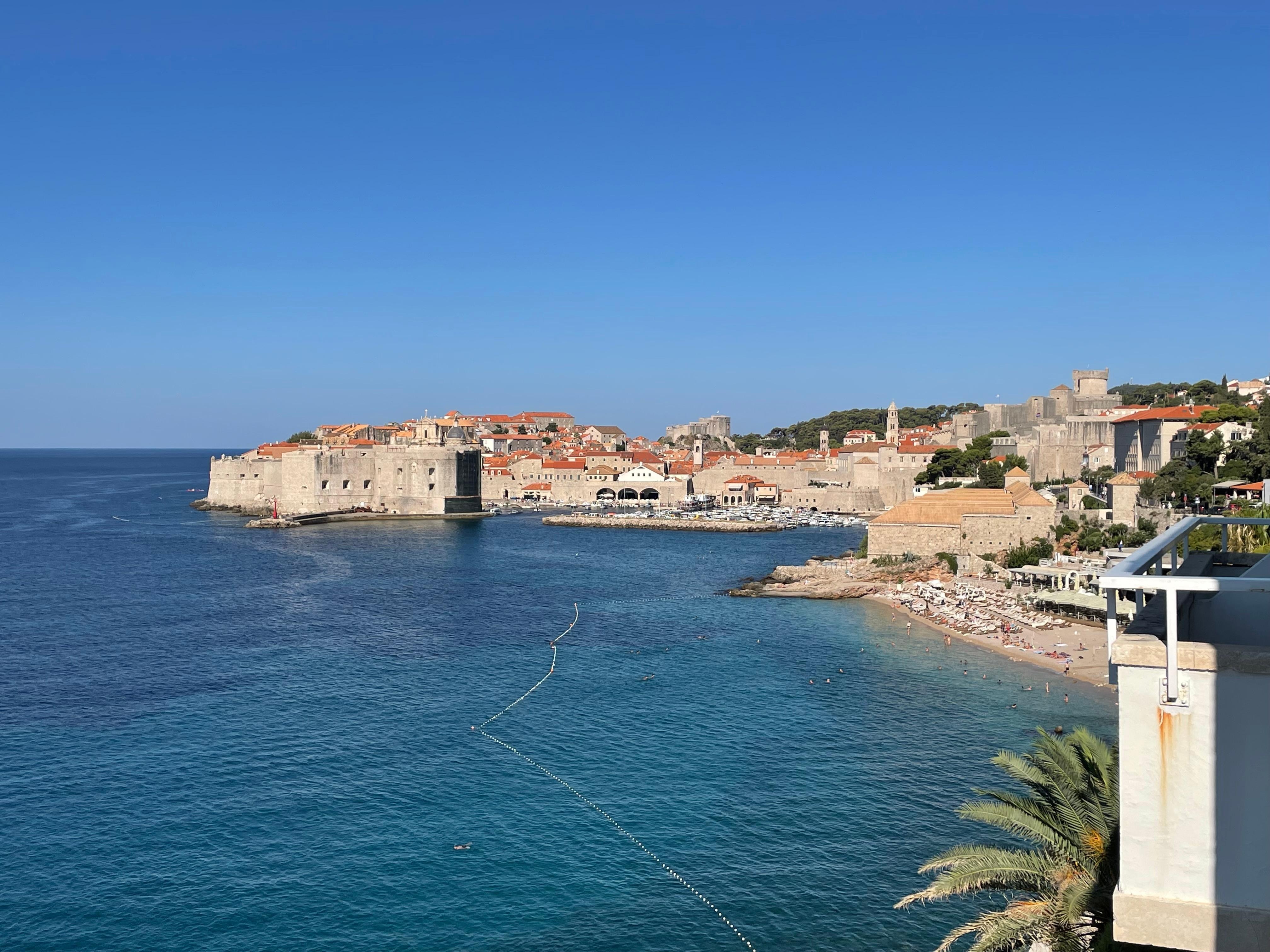 ホテルの部屋からの景色