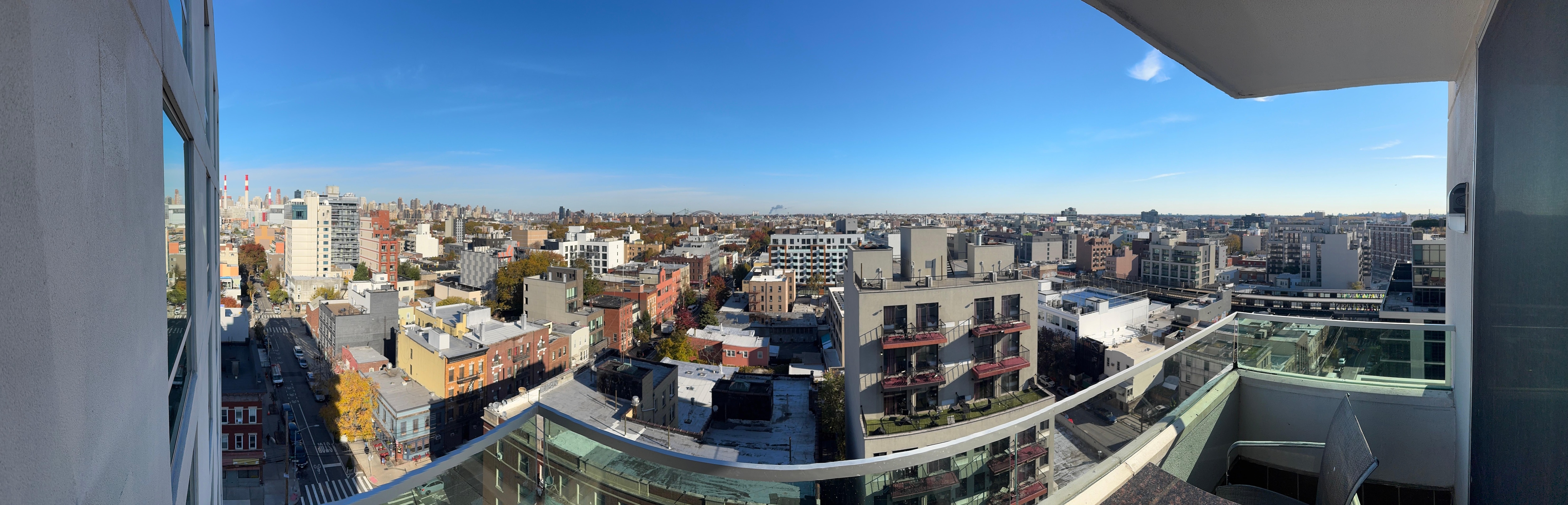 Nice view of queens.  Ask for the Manhattan facing side and 14th floor or higher.  