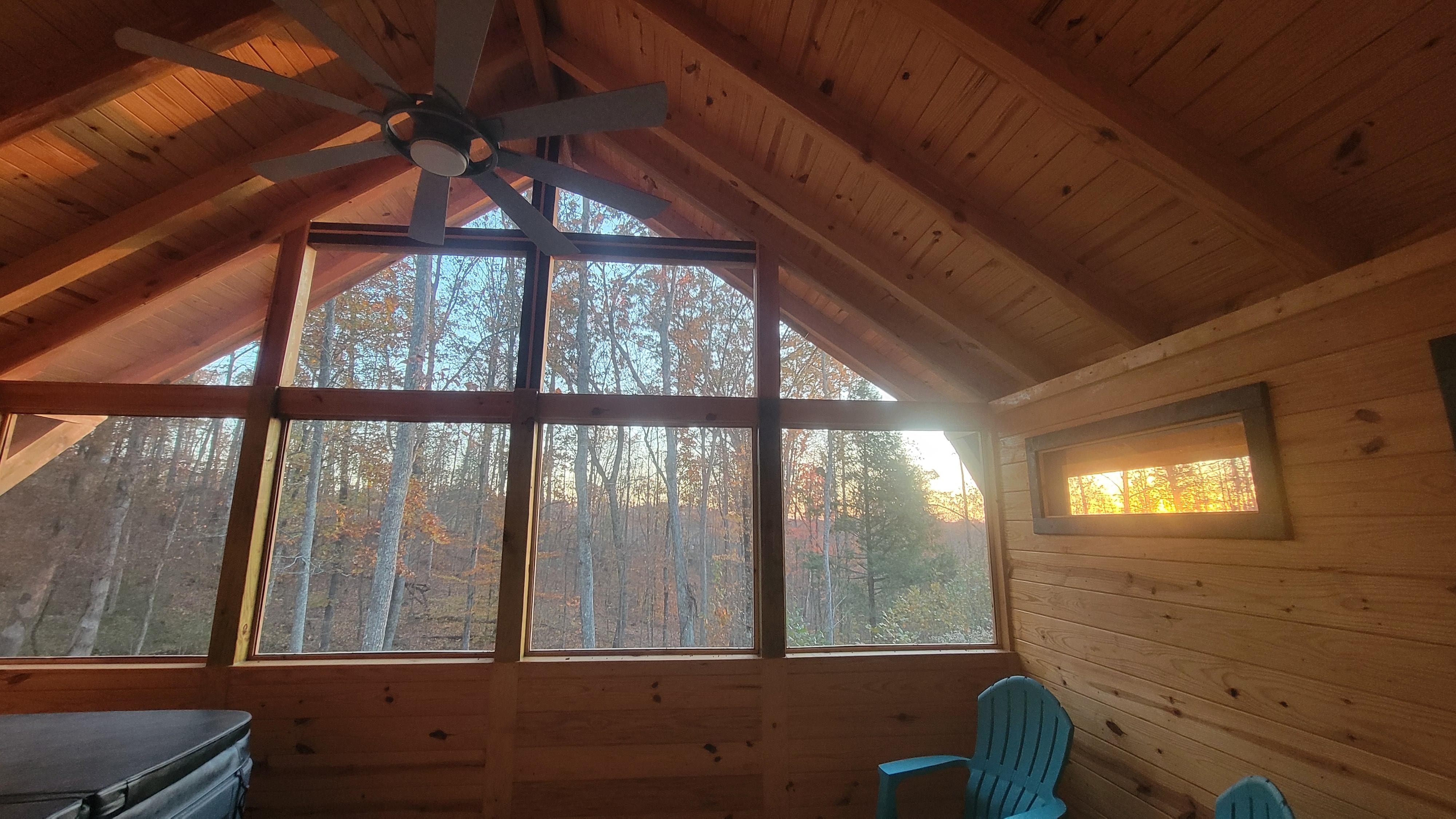 Sunrise 1 from the back porch 