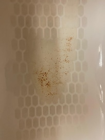 Baignoire rouillée