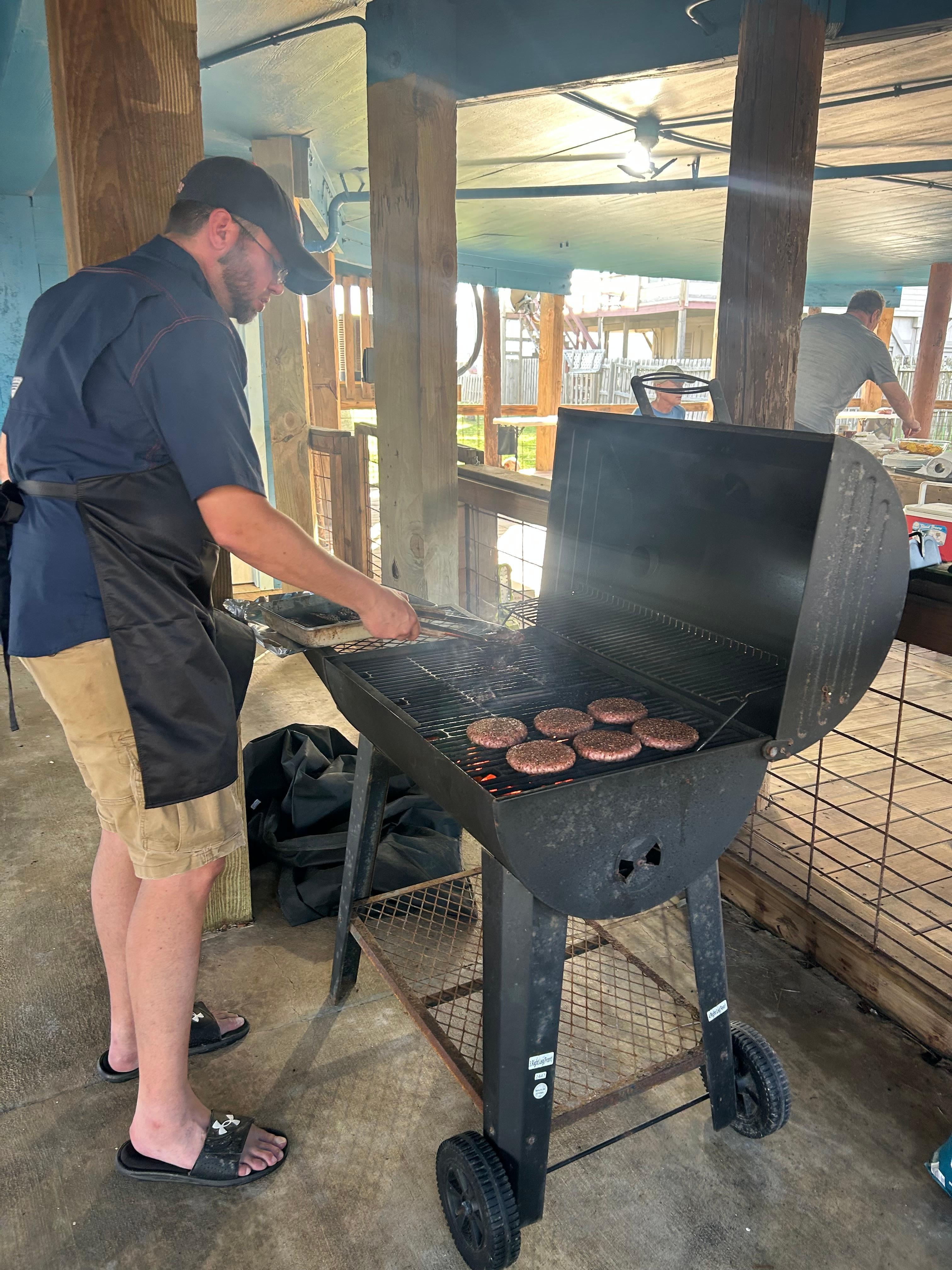 BBQ pit filled our bellies. 