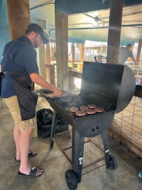 BBQ pit filled our bellies.