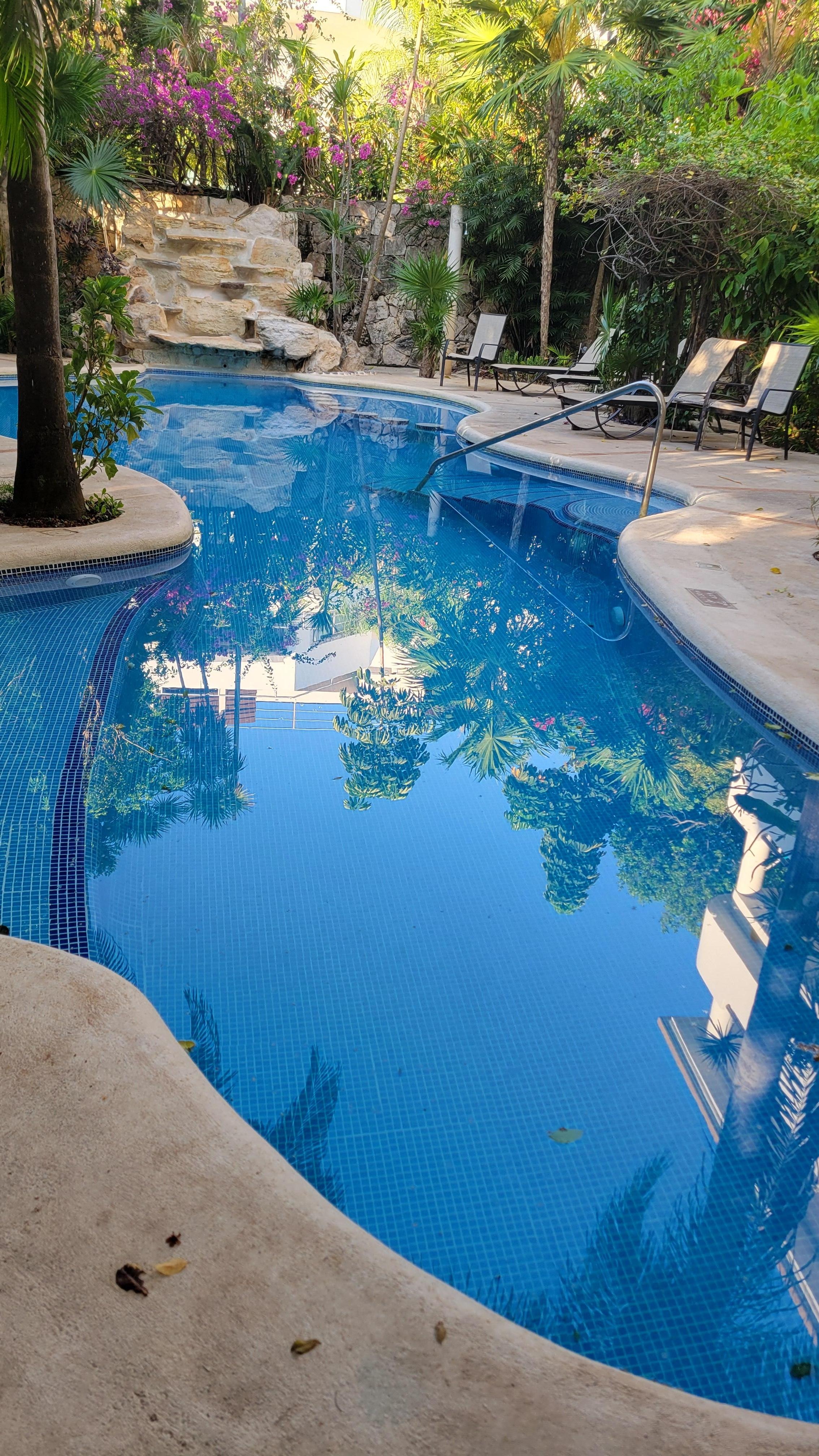 Pool area.