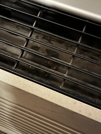 We managed to get  the big bits out but we had trouble with the crumbs