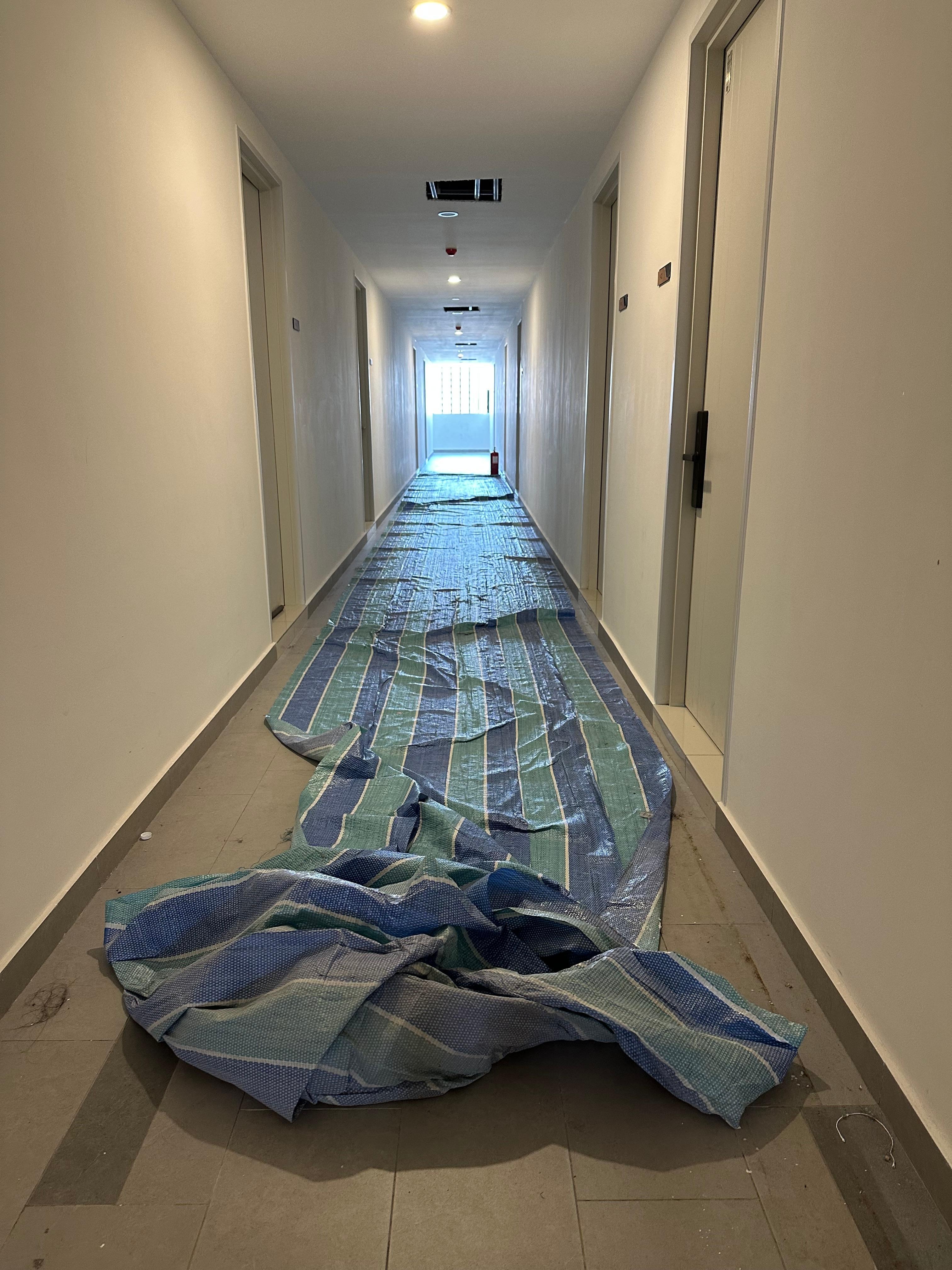 Hallway entrance to the room