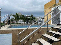 Pool looks quite different