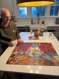 Great island for doing puzzles