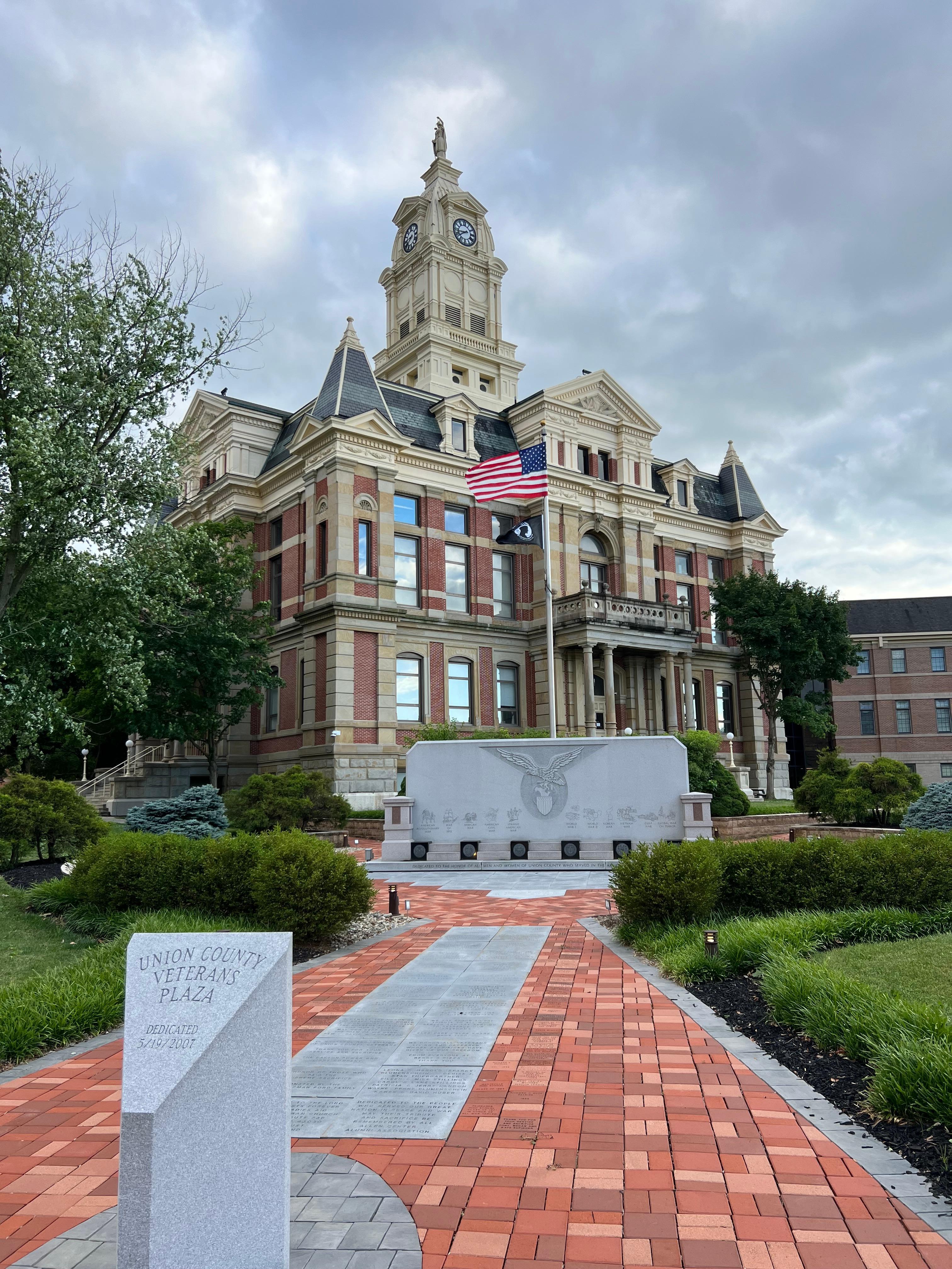 Downtown county courthouse