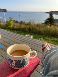 Morning coffee with a view