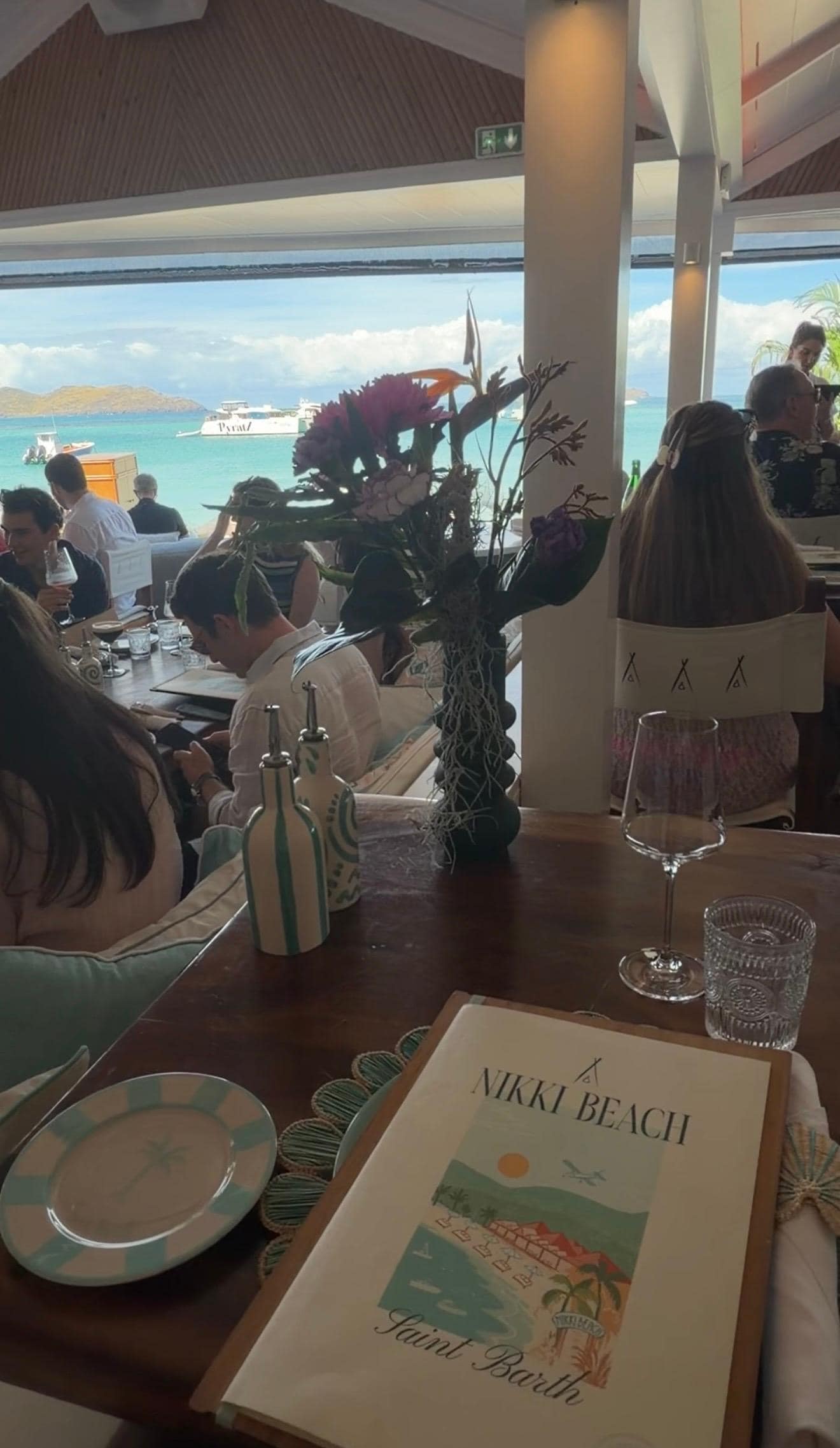 Lunch at Nikki Beach. 