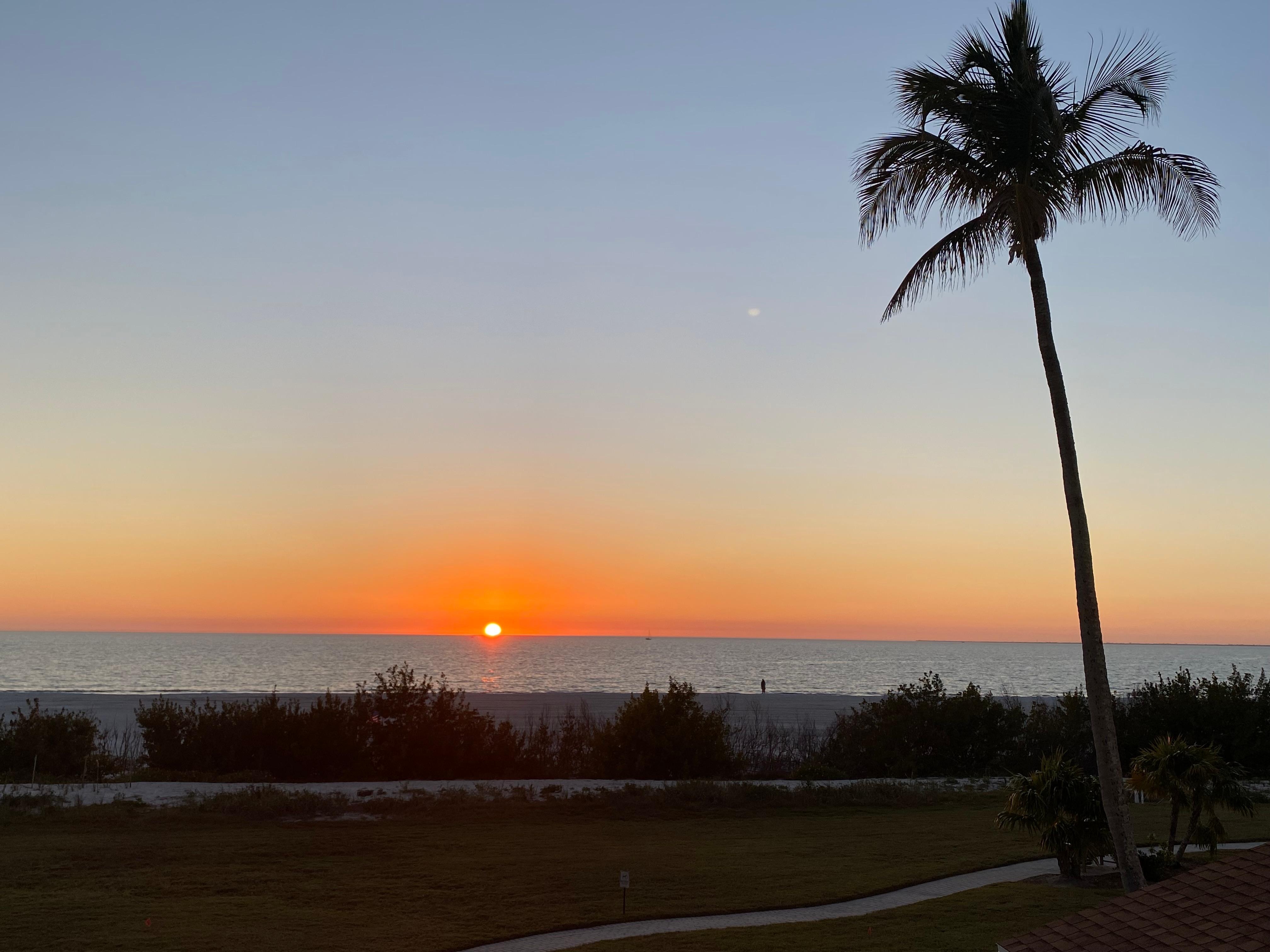 Sunset from balcony