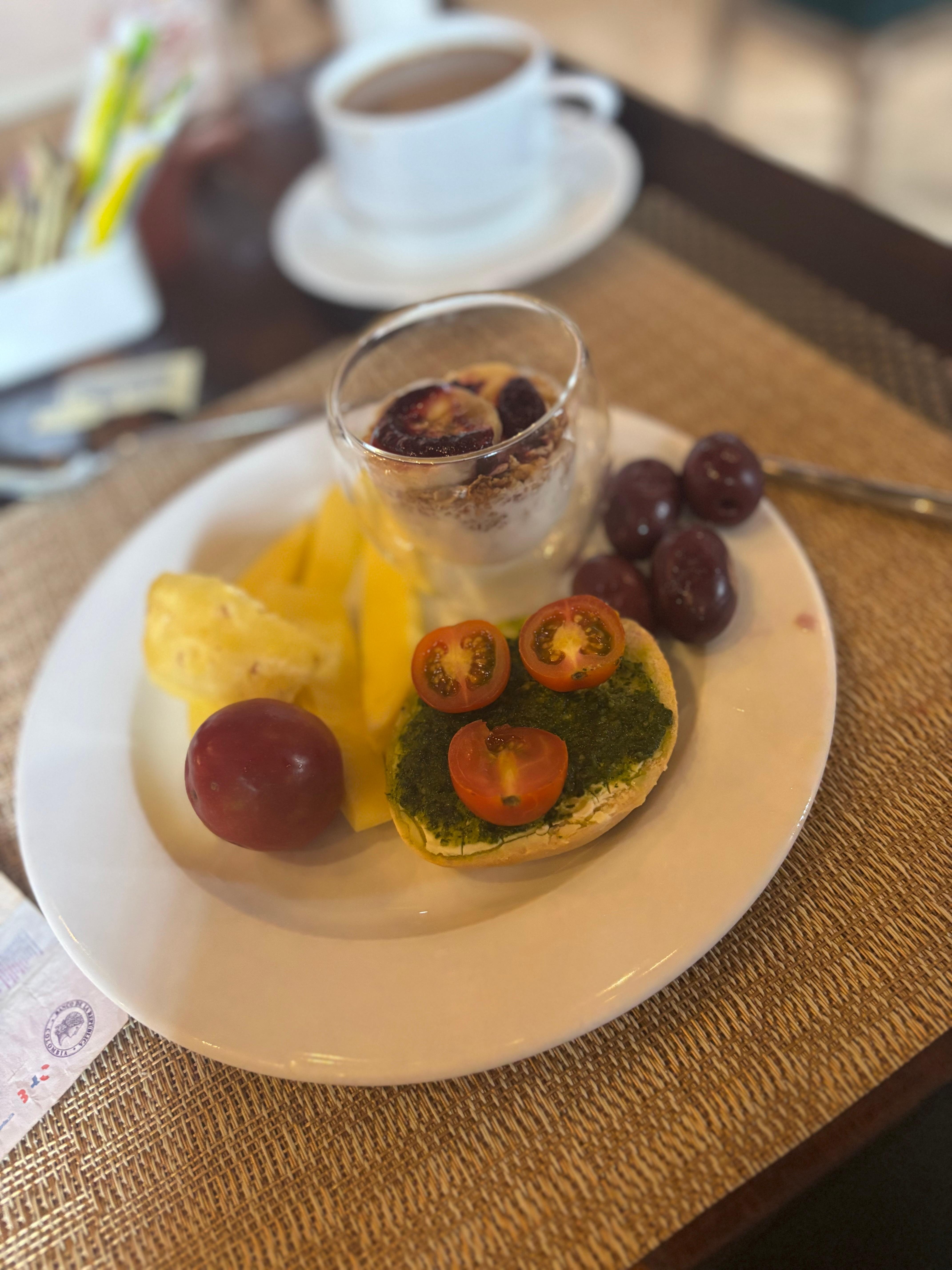 Part of the breakfast buffet. They also could make eggs to order