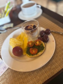 Part of the breakfast buffet. They also could make eggs to order