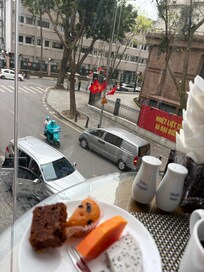 This is the view you can see while having breakfast