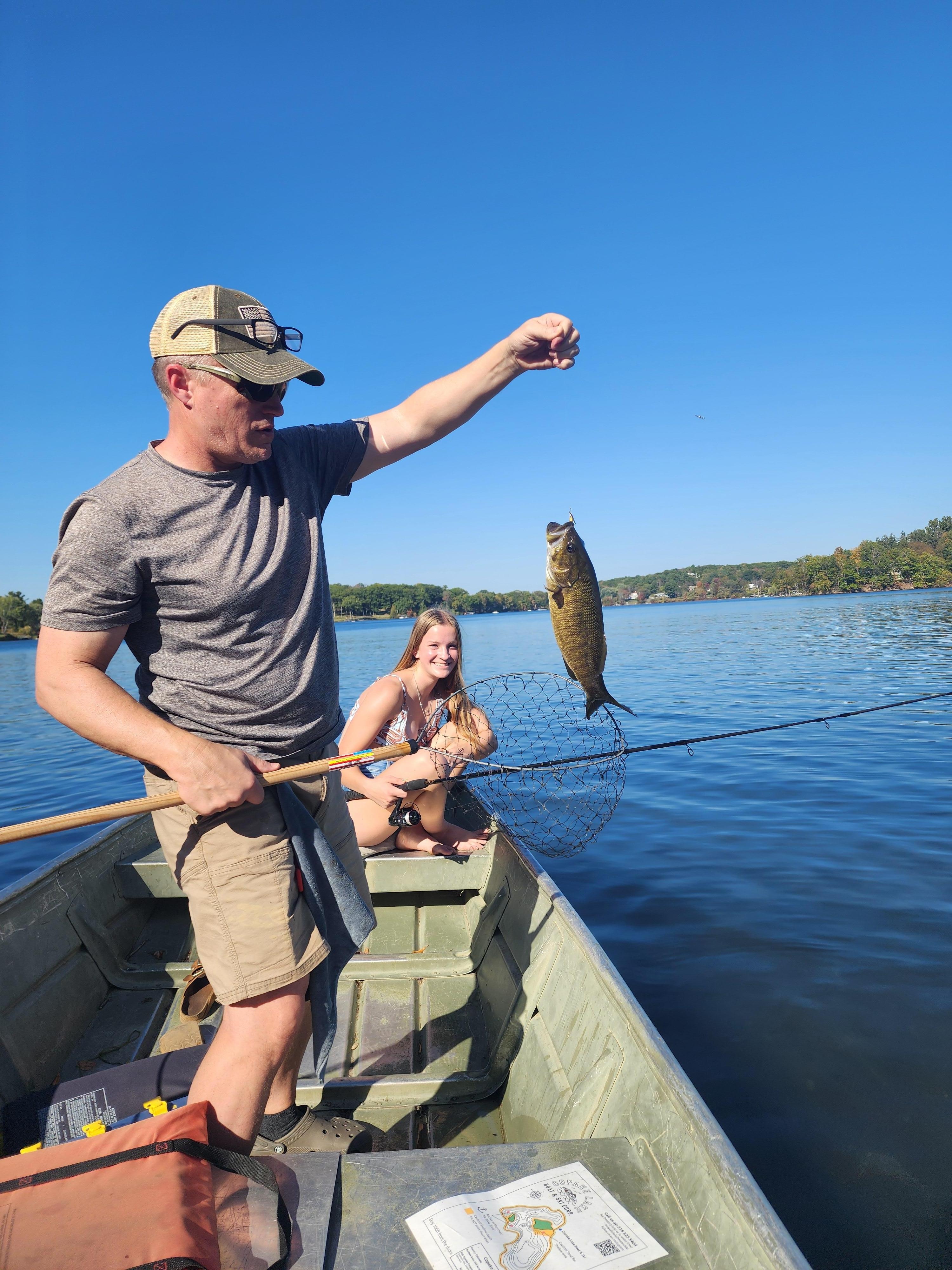 Our youngest caught the biggest one...of course
