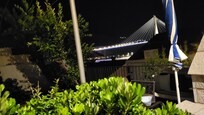 Terrace at night