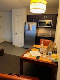 Kitchen very clean
and nice.