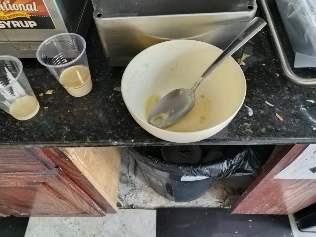This was left at 3:30pm