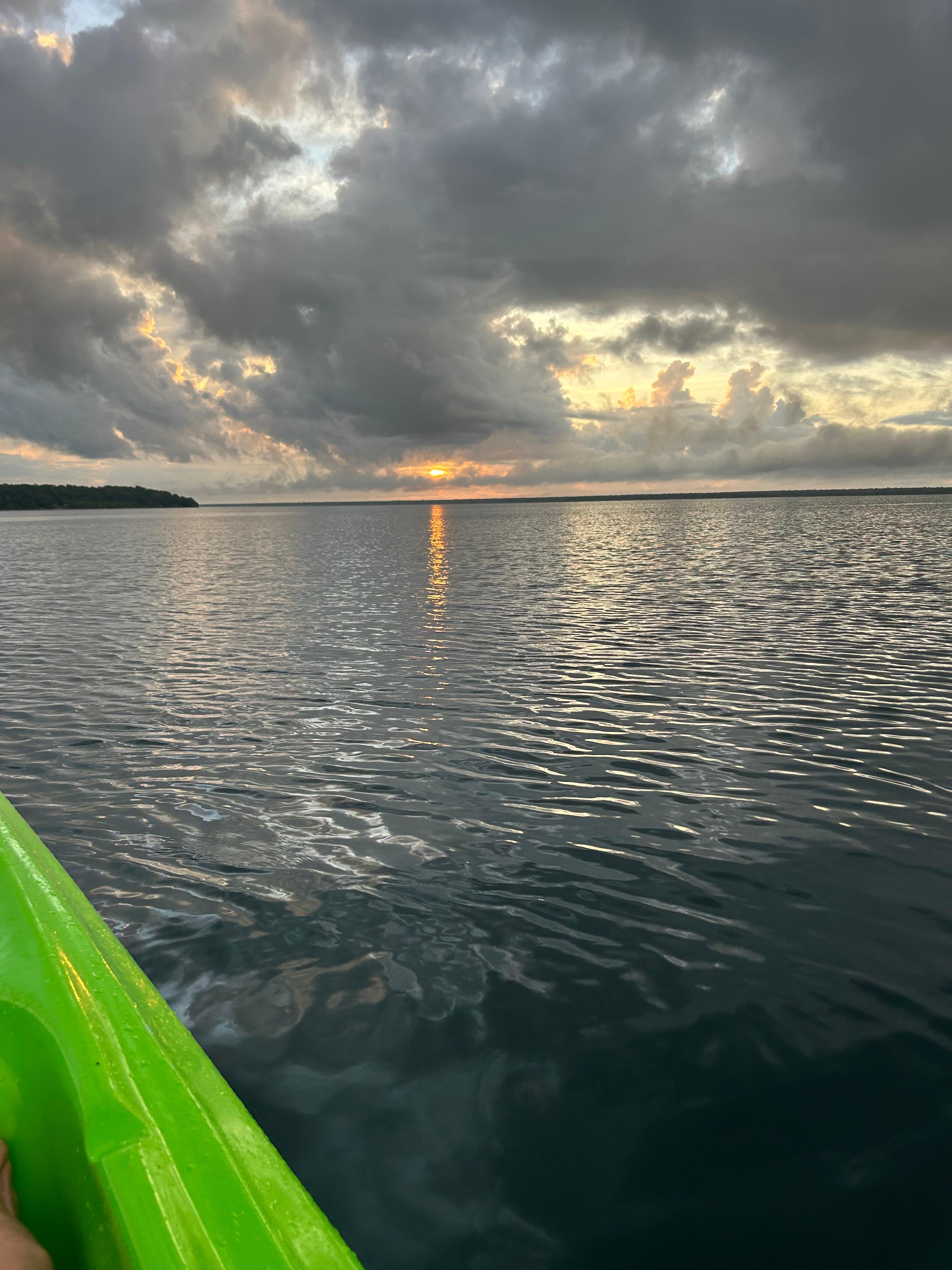 Sunrise on the kayak