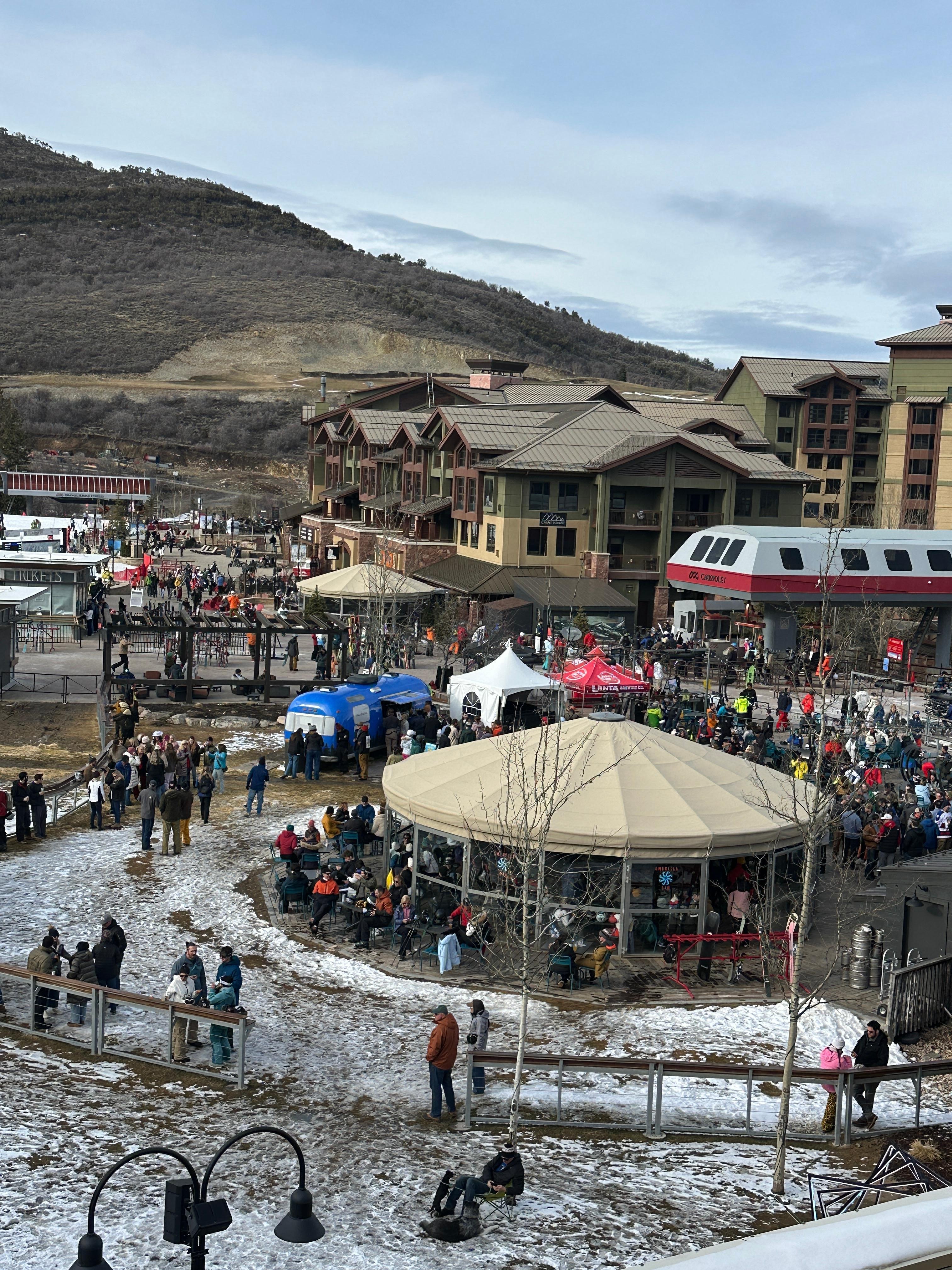 View from our balcony 