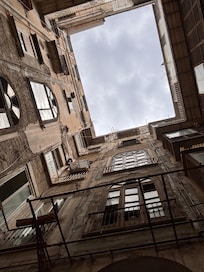 Courtyard area Inside main entrance doors