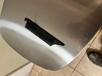 Dirty comb found in living room chair.