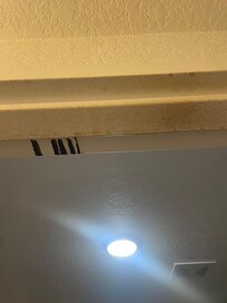 yellow from cigarette smoke and not cleaned