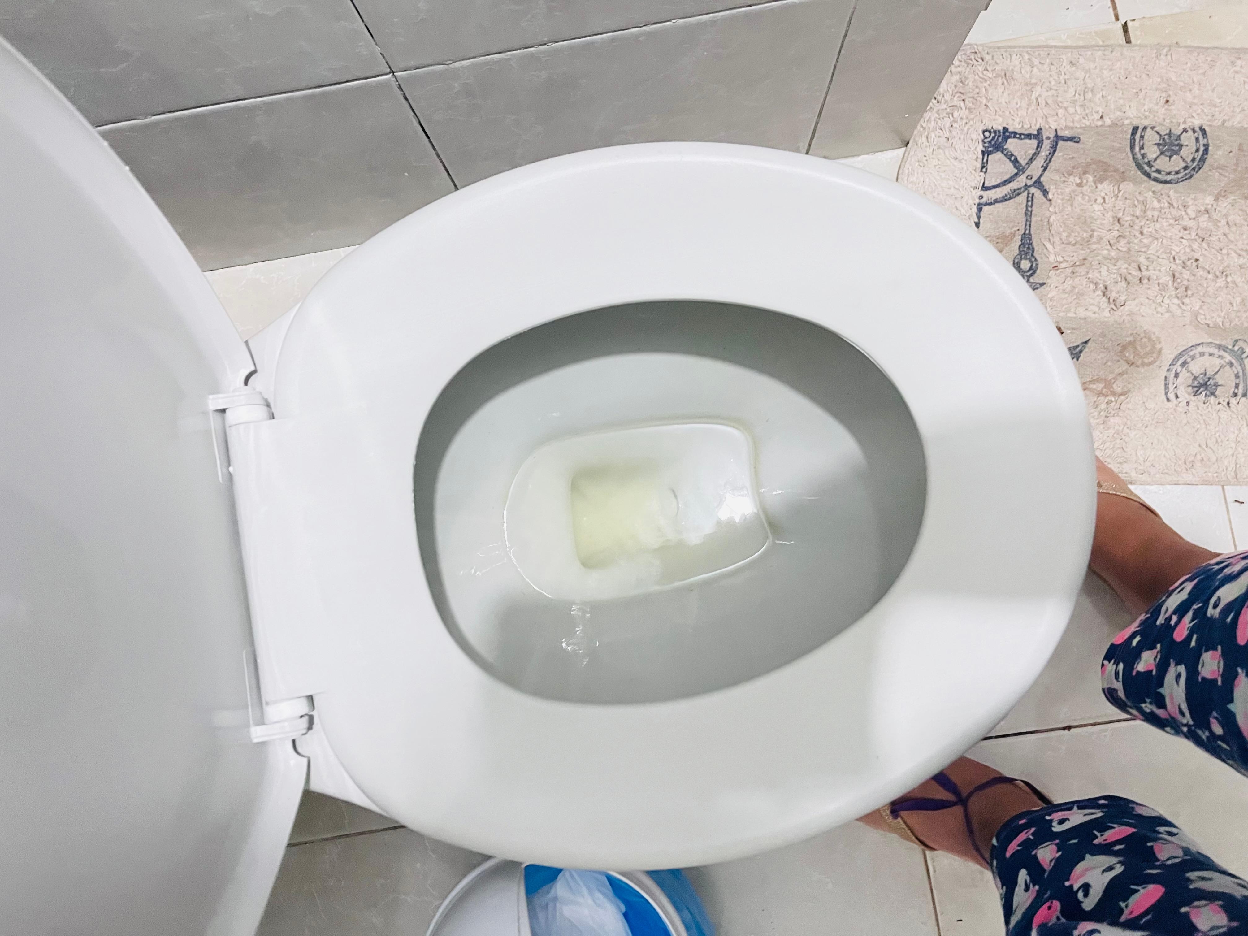 Vaso fedorento e sujo 