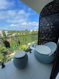 Deluxe double room with pool view at The Z2 Hotel