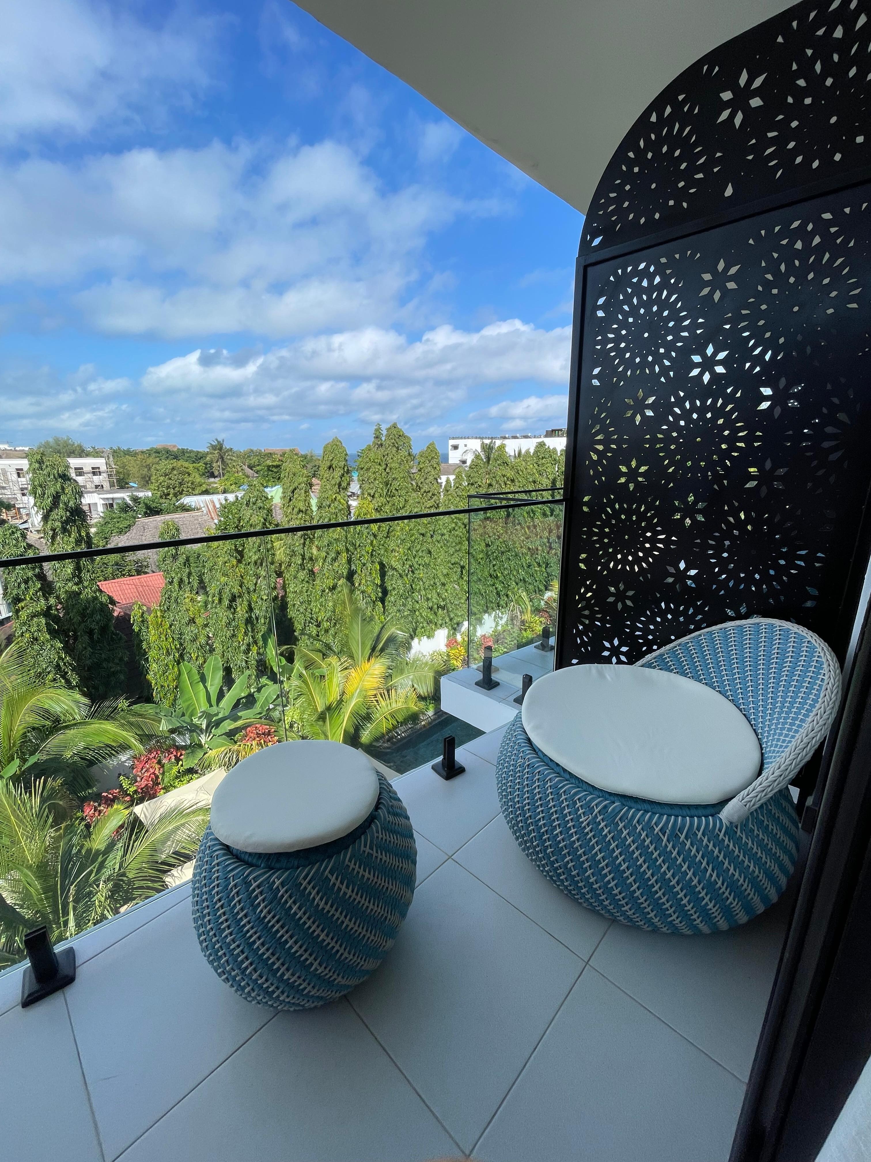 Deluxe double room with pool view at The Z2 Hotel