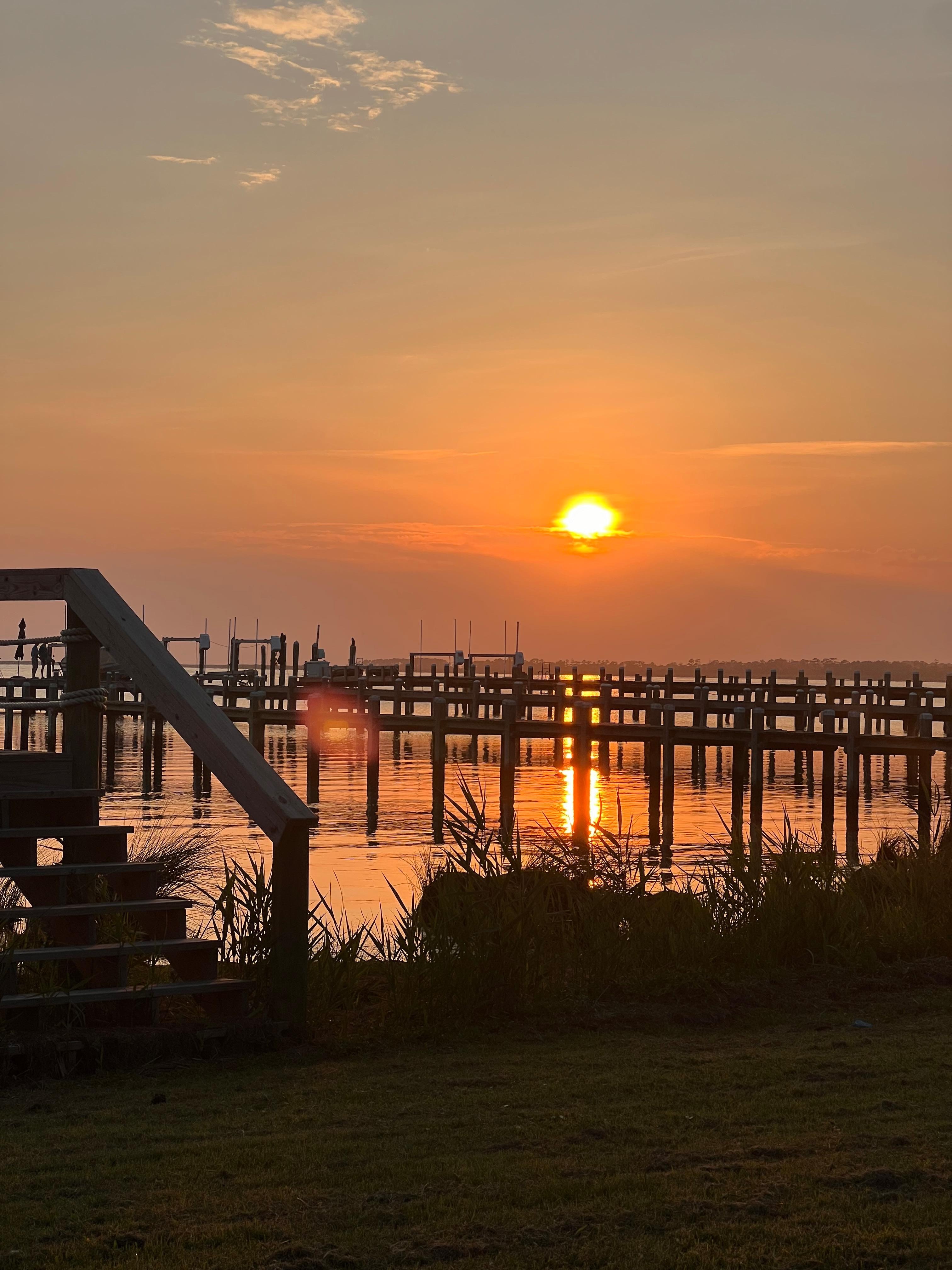 Sunset walk right near the house