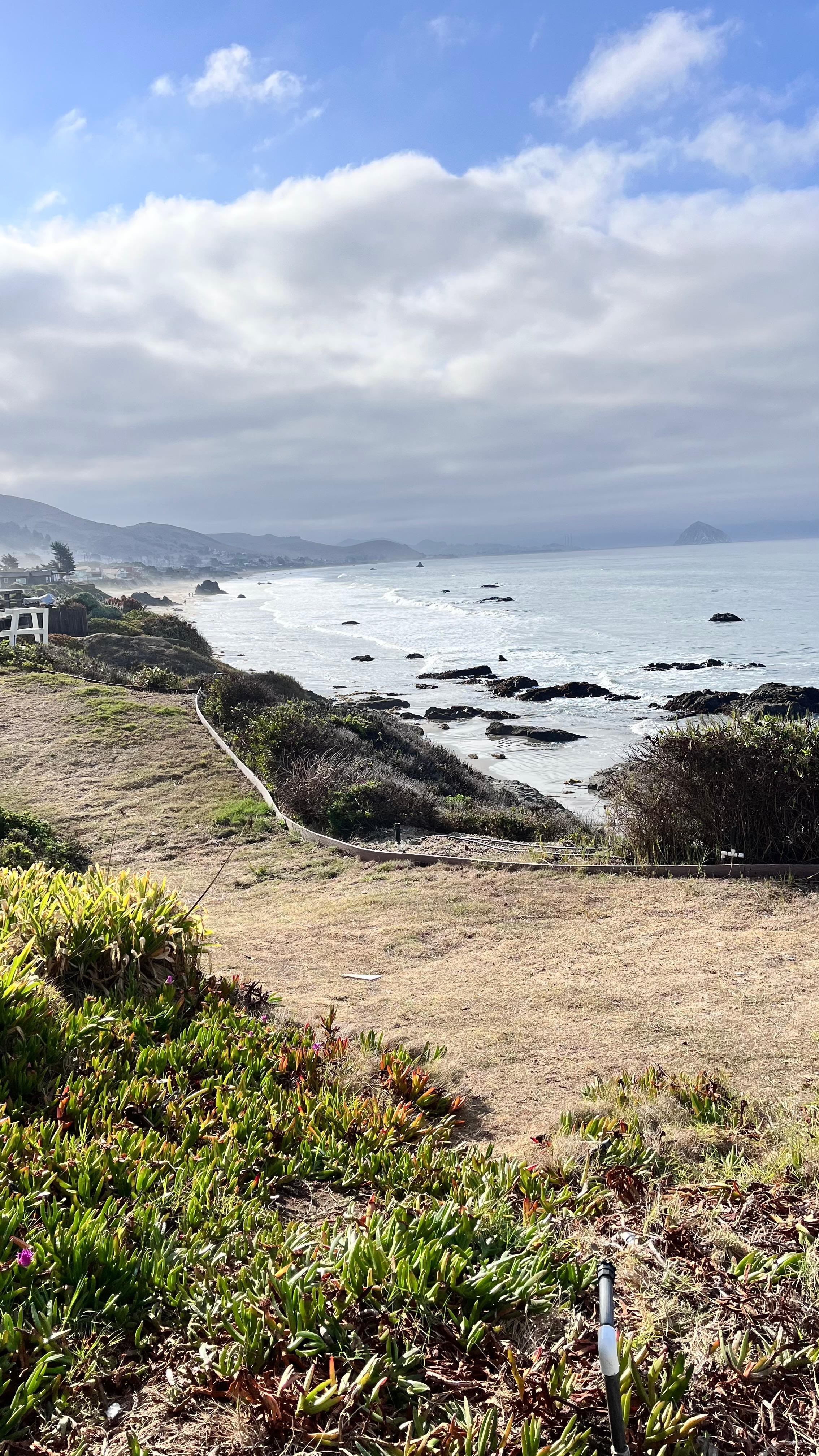 View from patio chairs 