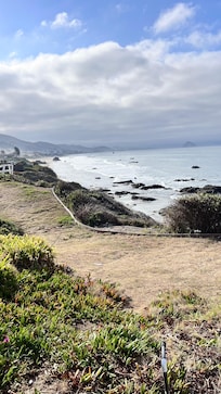 View from patio chairs