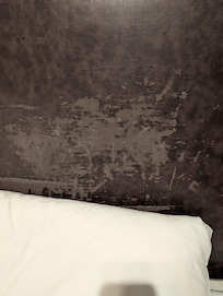 Headboard see better days