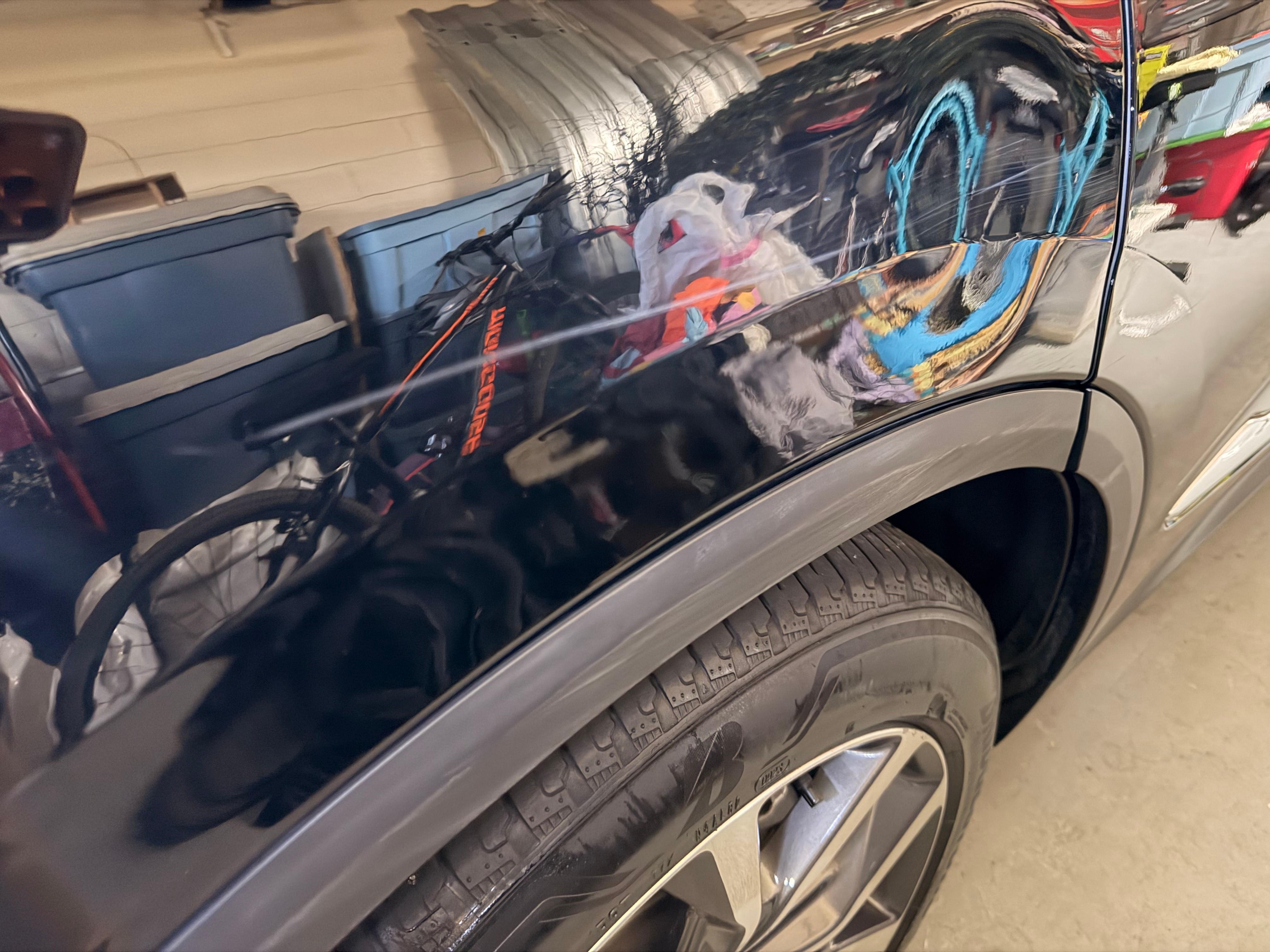 Dent and scuff damage 