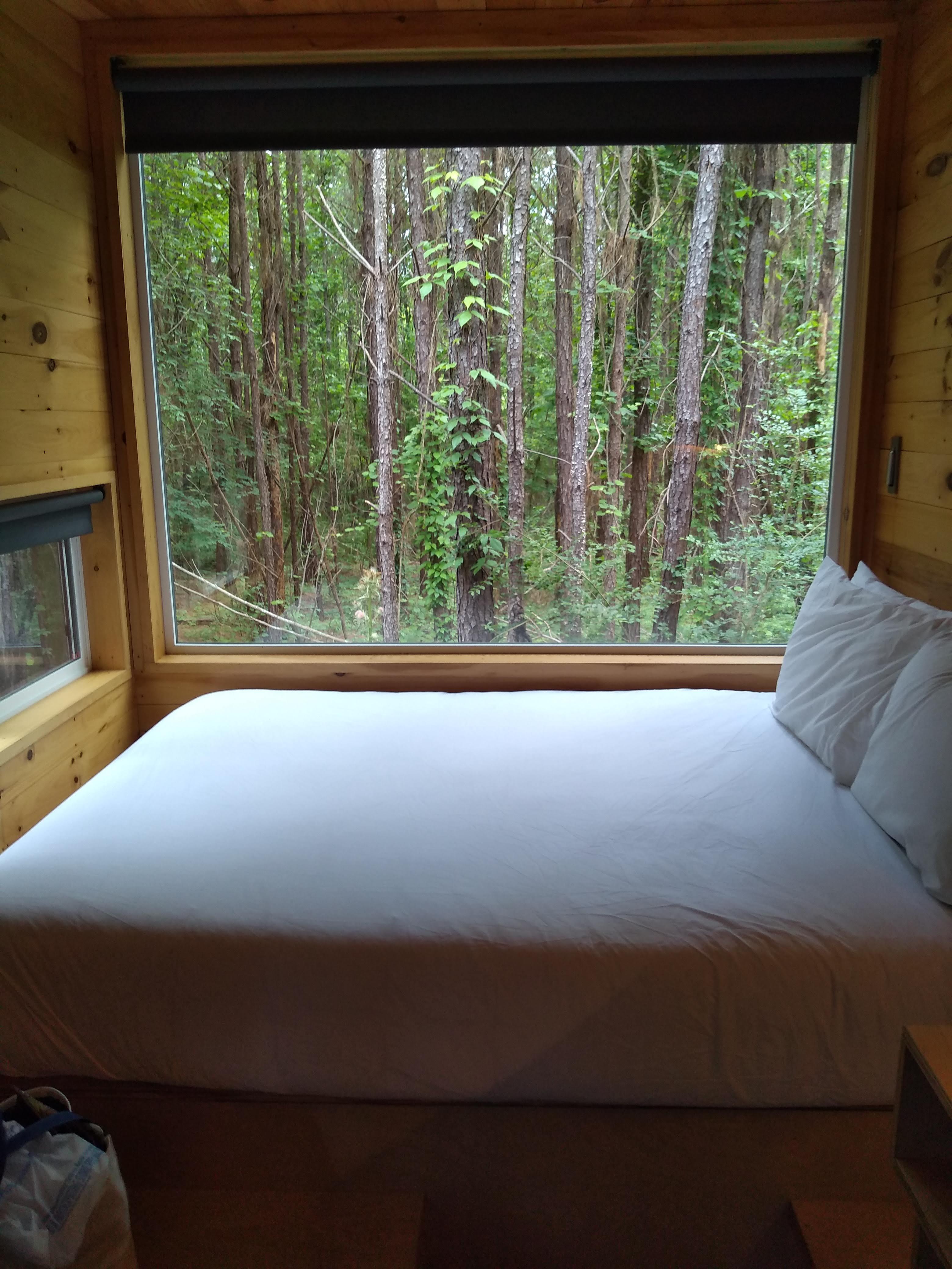 View from our cabin window.