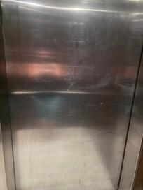 Inside of elevator with no warning
