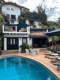 We spent many an hour chilling by the pool.