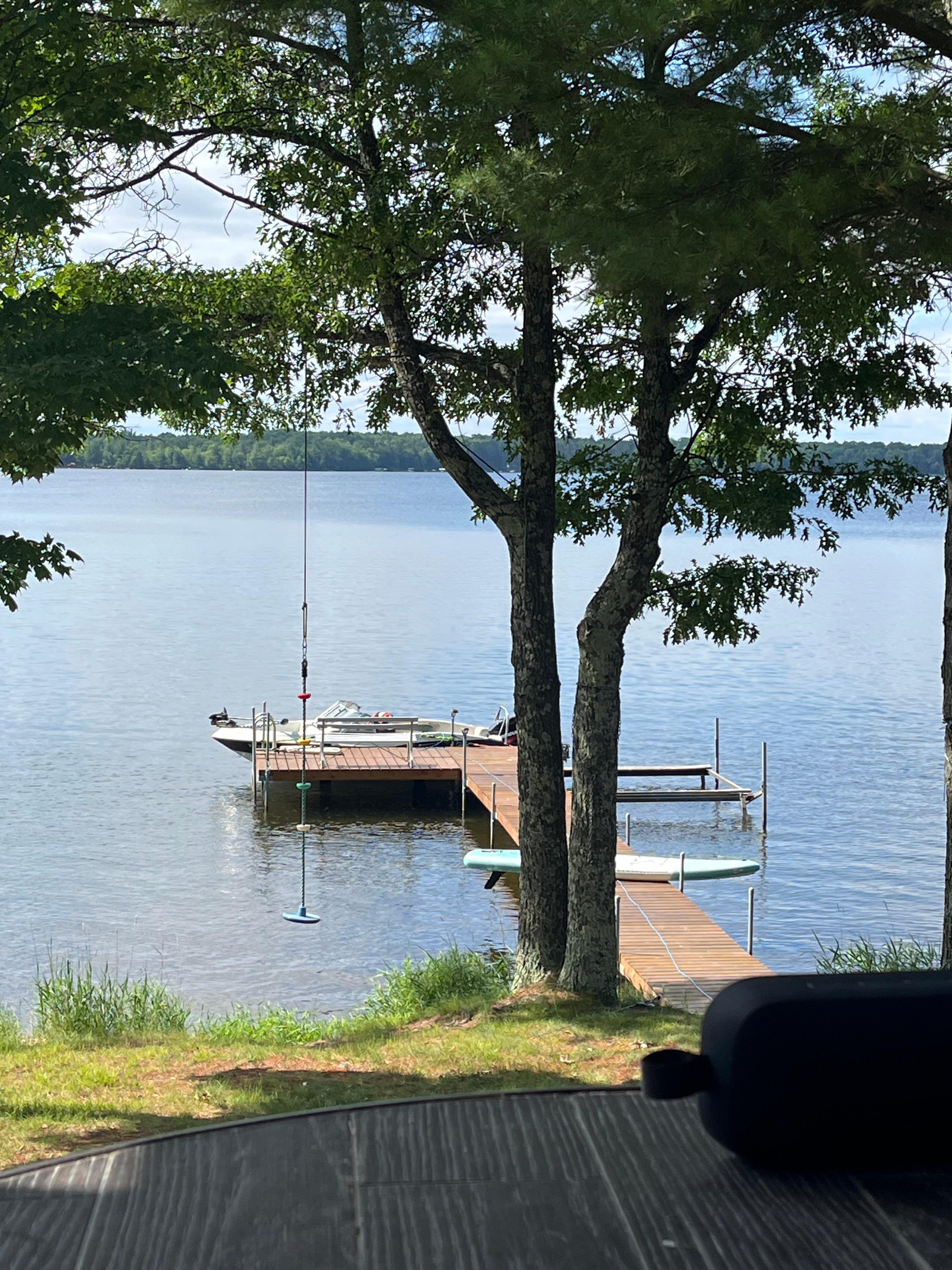 Private pier - docked my boat on the end for easy in and out
