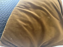 Pillows filthy with sticky residue