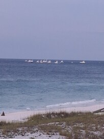 Charters hard after the great fishing in the area.