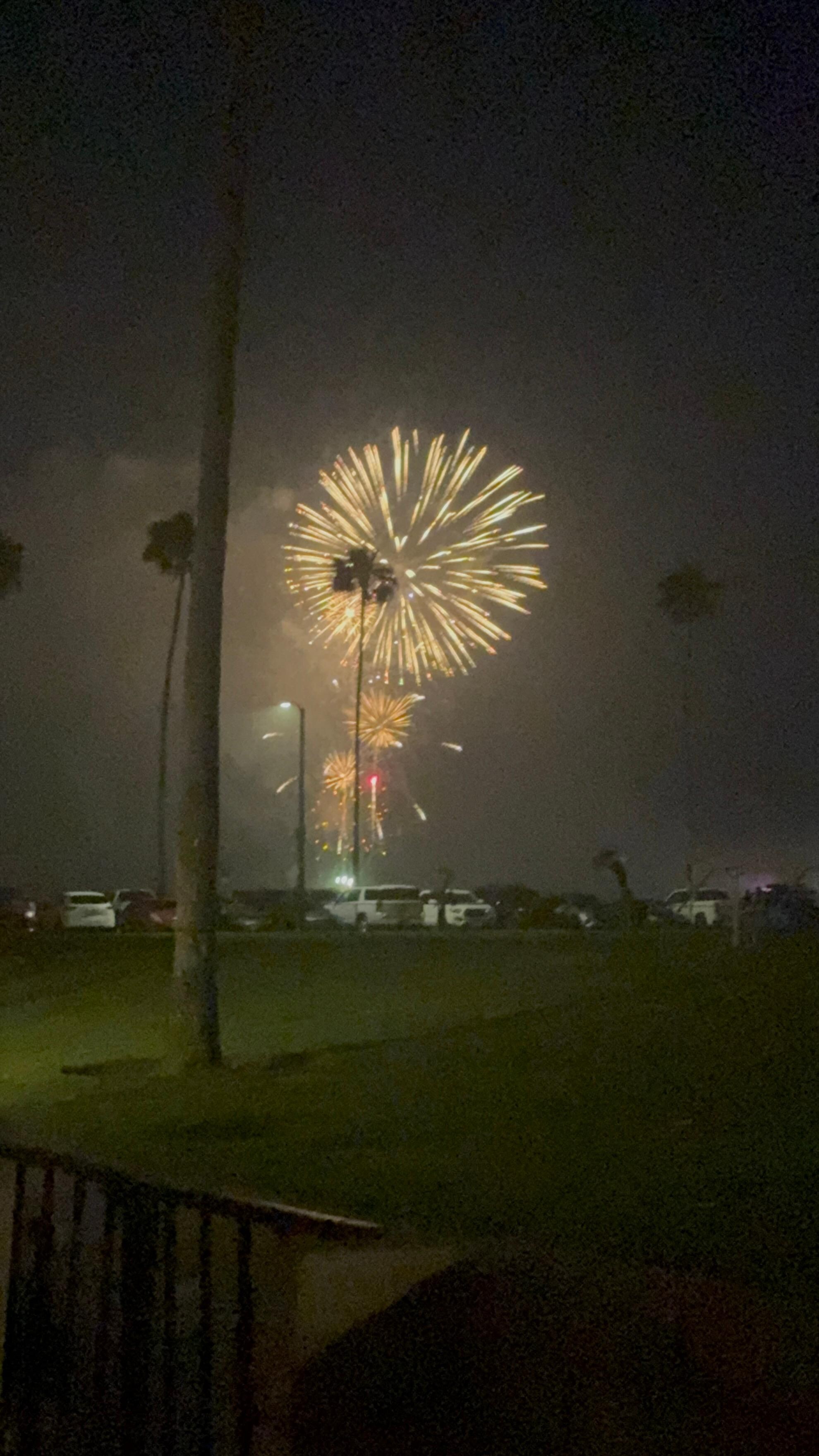 Great view of fireworks 